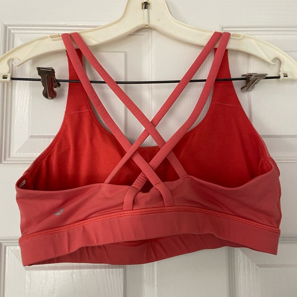 Lululemon energy bra- size 10- pink punch - Picture 2 of 3